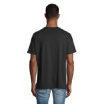 BOXY Oversize-T-Shirt Herren Schwarz – Rückansicht