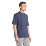 BOXY Oversize-T-Shirt Herren Blau – Seitenansicht