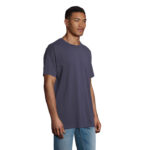 BOXY Oversize-T-Shirt Herren Blau – Seitenansicht