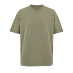 BOXY Oversize-T-Shirt Herren Grün – Vorderansicht
