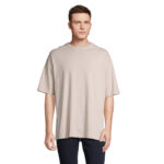 BOXY Oversize-T-Shirt Herren Grau – Vorderansicht