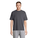 BOXY Oversize-T-Shirt Herren Grau – Vorderansicht