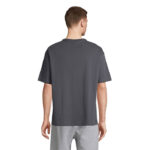 BOXY Oversize-T-Shirt Herren Grau – Rückansicht