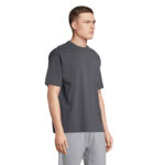 BOXY Oversize-T-Shirt Herren Grau – Seitenansicht
