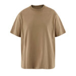 BOXY Oversize-T-Shirt Herren Grau – Vorderansicht