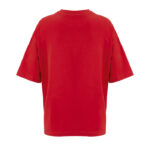 BOXY Oversize-T-Shirt Damen Rot – Rückansicht