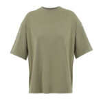 BOXY Oversize-T-Shirt Damen Grün – Vorderansicht