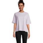 BOXY Oversize-T-Shirt Damen Purple – Vorderansicht
