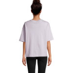 BOXY Oversize-T-Shirt Damen Purple – Seitenansicht