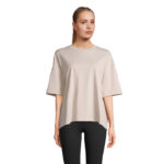 BOXY Oversize-T-Shirt Damen Grau – Vorderansicht