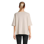 BOXY Oversize-T-Shirt Damen Grau – Rückansicht