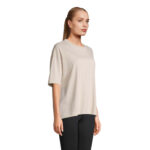 BOXY Oversize-T-Shirt Damen Grau – Seitenansicht