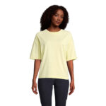 BOXY Oversize-T-Shirt Damen Gelb – Vorderansicht