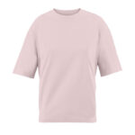 BOXY Oversize-T-Shirt Damen Rosa – Vorderansicht