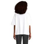 BOXY Oversize-T-Shirt Damen White – Rückansicht