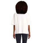 BOXY Oversize-T-Shirt Damen White – Rückansicht