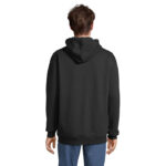 CARTER Full-Zip-Hoodie Schwarz – Rückansicht