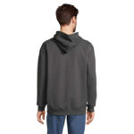 CARTER Full-Zip-Hoodie Grau – Rückansicht