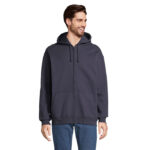 CARTER Full-Zip-Hoodie Blau – Vorderansicht