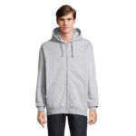 CARTER Full-Zip-Hoodie Grau – Vorderansicht