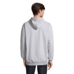 CARTER Full-Zip-Hoodie Grau – Rückansicht