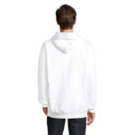 CARTER Full-Zip-Hoodie White – Rückansicht
