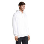 CARTER Full-Zip-Hoodie White – Seitenansicht