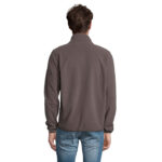 FACTOR Fleecejacke Herren 280 g/m² Schwarz – Rückansicht