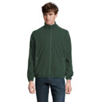 FACTOR Fleecejacke Herren 280 g/m² Grün – Vorderansicht