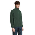 FACTOR Fleecejacke Herren 280 g/m² Grün – Seitenansicht