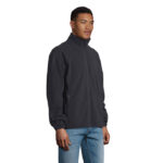 FACTOR Fleecejacke Herren 280 g/m² Blau – Seitenansicht