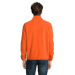 FACTOR Fleecejacke Herren 280 g/m² Orange – Rückansicht