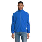 FACTOR Fleecejacke Herren 280 g/m² Blau – Vorderansicht