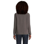 FACTOR Fleecejacke Damen 280 g/m² Schwarz – Rückansicht