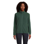 FACTOR Fleecejacke Damen 280 g/m² Grün – Vorderansicht
