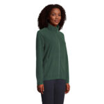 FACTOR Fleecejacke Damen 280 g/m² Grün – Seitenansicht