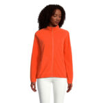 FACTOR Fleecejacke Damen 280 g/m² Orange – Vorderansicht