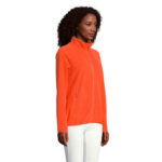 FACTOR Fleecejacke Damen 280 g/m² Orange – Seitenansicht