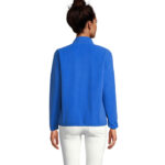 FACTOR Fleecejacke Damen 280 g/m² Blau – Rückansicht