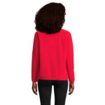 FACTOR Fleecejacke Damen 280 g/m² Rot – Rückansicht