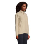 FACTOR Fleecejacke Damen 280 g/m² Braun – Seitenansicht