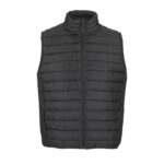 STREAM Bodywarmer Herren Schwarz – Vorderansicht