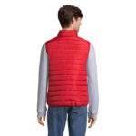STREAM Bodywarmer Herren Rot – Rückansicht