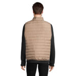 STREAM Bodywarmer Herren Braun – Rückansicht