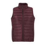 STREAM Bodywarmer Damen Braun – Vorderansicht