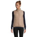 STREAM Bodywarmer Damen Braun – Vorderansicht