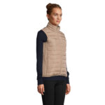 STREAM Bodywarmer Damen Braun – Seitenansicht