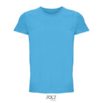 CRUSADER T-Shirt recycelt 150 g/m² Blau – Vorderansicht