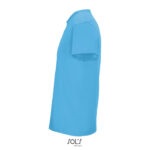 CRUSADER T-Shirt recycelt 150 g/m² Blau – Seitenansicht