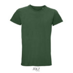 CRUSADER T-Shirt recycelt 150 g/m² Grün – Vorderansicht
